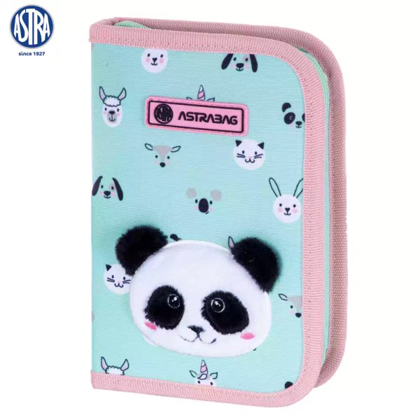Astra Ученически несесер с 1 цип Teddy Panda AS503023028