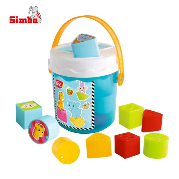 Simba ABC Цветна кофа сортер 104010075